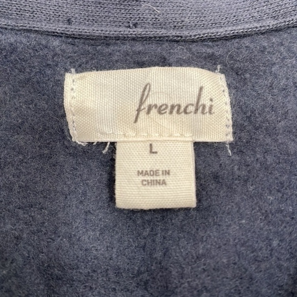 Frenchi | Blue Sweatshirt Jacket - Picture 5 of 7